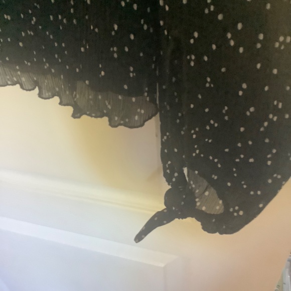 ZARA BLK/WHITE Blouse - Picture 4 of 4